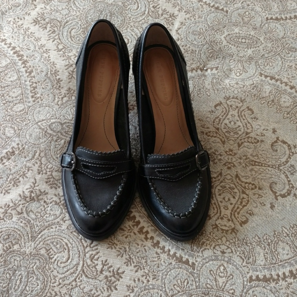 Womens high heel moc pumps